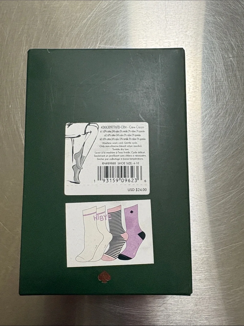 New in box Kate Spade socks
